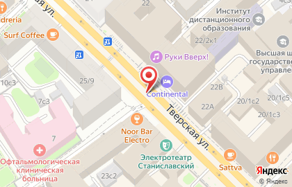 Агентство недвижимости NDV.ru на Тверской на карте