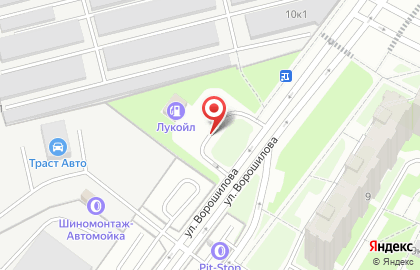 Лукойл в Санкт-Петербурге на карте