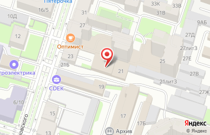 Торгово-сервисный центр Эксклюзив на улице Черняховского на карте