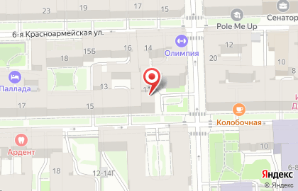 Банкомат СберБанк на улице Егорова на карте
