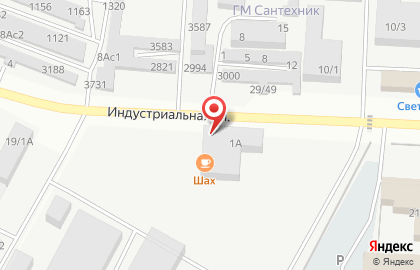 Магазин автозапчастей Рысь на Индустриальной улице на карте