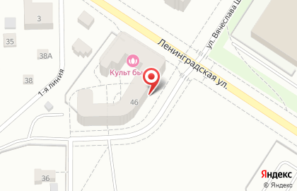 Центр восточных практик Сурья на Ленинградской улице на карте