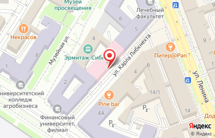 Городская поликлиника №1 в Омске на карте