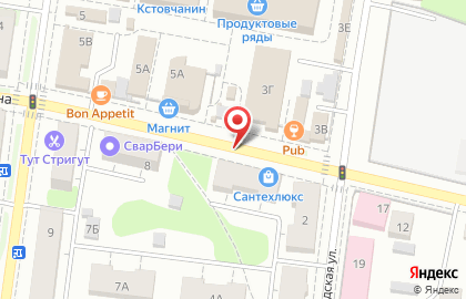 Магазин строительных материалов на ул. Чванова, 3 на карте