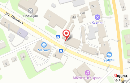 Магазин овощей и фруктов на улице Ленина на карте