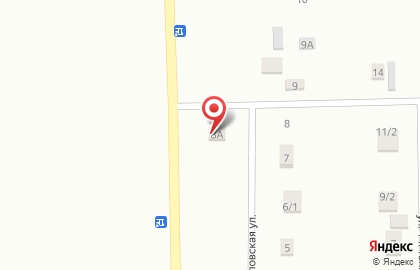 Продовольственный магазин на Ворошиловской улице на карте