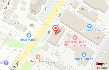 Семейный гипермаркет Магнит в Центральном районе на карте