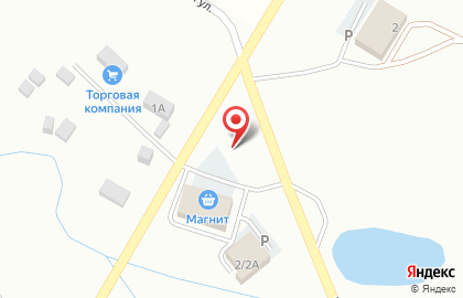 Супермаркет Магнит у дома на Луговой улице на карте