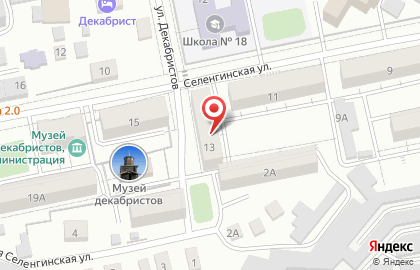 Магазин Селенгинский на карте