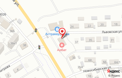 Магазин автозапчастей в Астрахани на карте