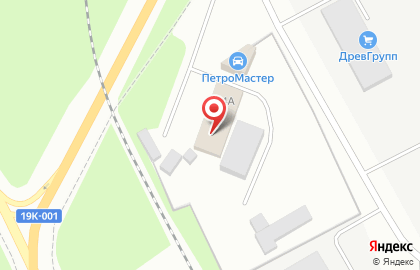 Шиномонтажная мастерская ПетроМастер на Железнодорожной улице на карте