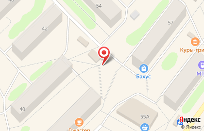 Закусочная на улице Данилова на карте