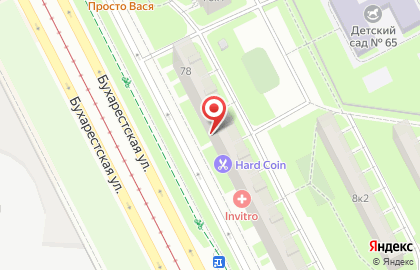 Салон красоты Ногти на Бухарестской улице на карте