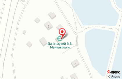 Музей-дача Маяковского на карте