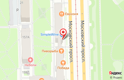 Участковый пункт полиции 29 отдел полиции Управления МВД Московского района на метро Парк Победы на карте