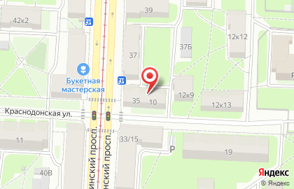 Комильфо на Краснодонской улице на карте