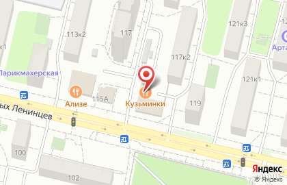 Ресторан Кузьминки на карте
