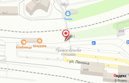 Киоск по продаже печатной продукции на улице Ленина на карте