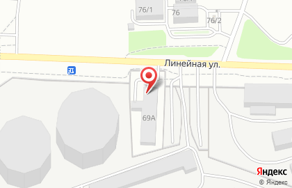 Фабрика химчистки Диана в Тракторозаводском районе на карте