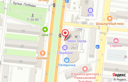 Пекарня Жар Свежар на улице Савушкина на карте