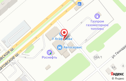Автокомплекс на Саратовском шоссе на карте
