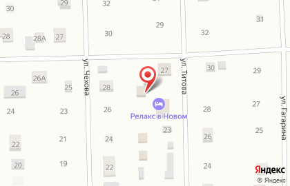 База отдыха Релакс в Новом на карте
