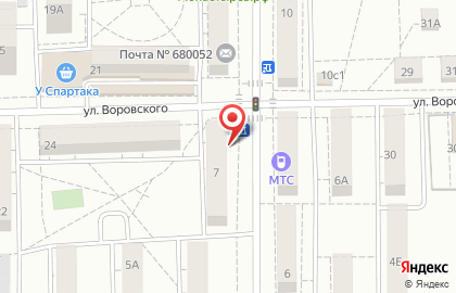 Салон-парикмахерская Гламур в Железнодорожном районе на карте