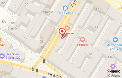 Кафе Шашлык Хауз на Невском проспекте на карте