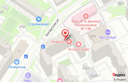 Страховая компания Московская акционерная страховая компания в Западном Дегунино на карте