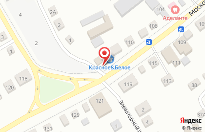 Магазин Хмельной бочонок на Московской улице на карте