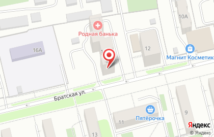 Сауна ALIBI в Чкаловском районе на карте