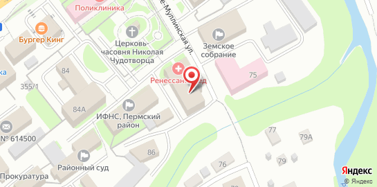 Клиника наркологии и психиатрии Ренессанс-Мед на карте