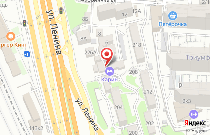 Гостиница Карин на карте