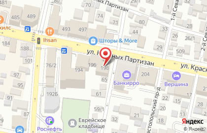 Мебельный салон Estetica на улице Красных Партизан на карте