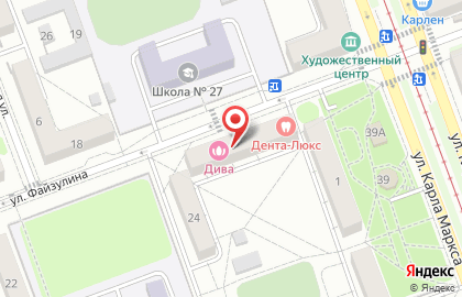 Дива в Ангарске на карте