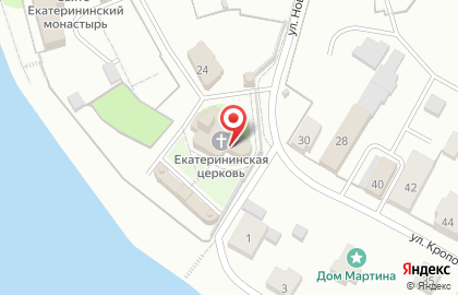 Свято-Екатерининский женский монастырь в Твери на карте