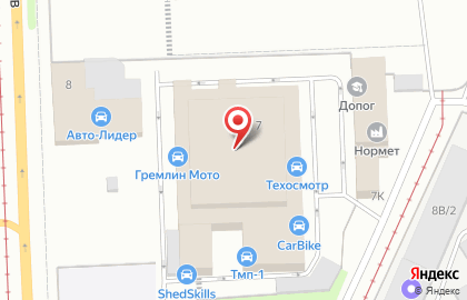Автотур на Кислородной улице на карте