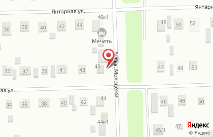 Продовольственный магазин на Дубравной улице на карте