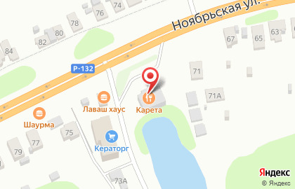 Ямская застава на карте