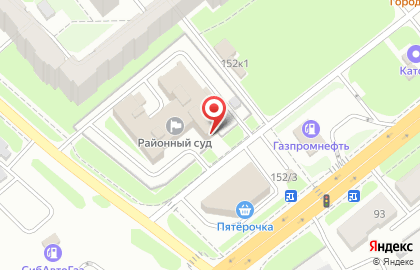 Ленинский районный суд в Новосибирске на карте