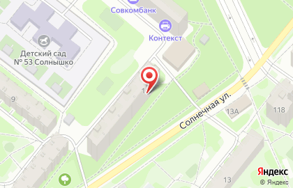 Участковый пункт полиции Управление МВД России по ЗАТО Северск Томской области на Солнечной улице на карте