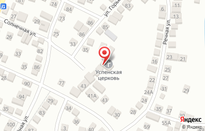 Казачий Храм Успения Божией Матери на Солнечной улице на карте