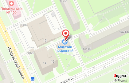 Великолукский мясокомбинат на улице Подвойского на карте