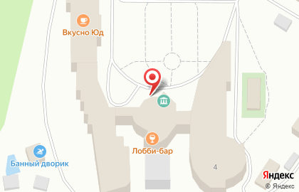База отдыха Банный дворик в Ханты-Мансийске на карте
