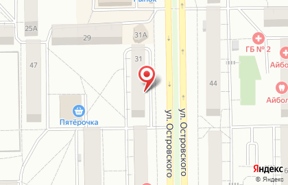 Аптека Экона на улице Островского, 31 в Салавате на карте