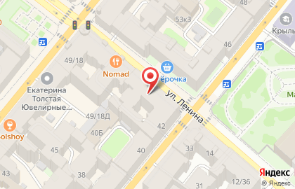 Принт-салон на улице Ленина на карте