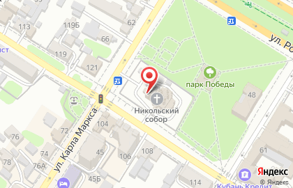 Свято-Никольский собор на Комсомольской улице на карте