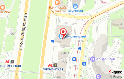 Банкомат Уралсиб на проспекте Андропова, 23 на карте