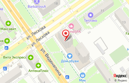 Магазин Ближнее белье в Автозаводском районе на карте