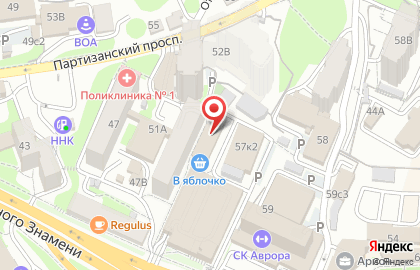 Торговая компания Ресурс-Медиа на проспекте Красного Знамени на карте